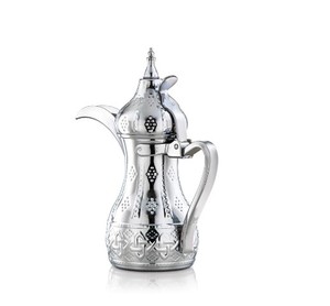 Théière luxueuse en métal brillant couleur personnalisée décorative à la main en gros Dallah dessus de table cafetière en métal abordable - Product Image 3