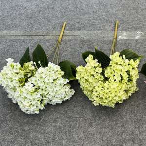 برومي زهور اصطناعية يدوية الصنع باقة حرير الكوبية 5 شوك لديكور المنزل وحفلات الزفاف أو التخرج وعيد الميلاد ZR1175 - Product Image 1