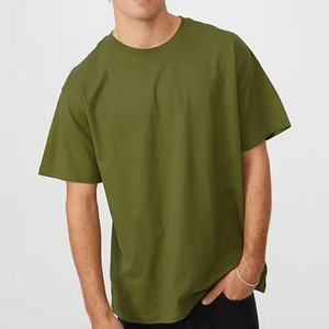 100% coton 180gsm Logo personnalisé Slim Fit T-shirts pour hommes T-shirts vierges de qualité avec prix fabriqué avec de la fibre de bambou - Product Image 5