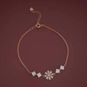 92.5 Silver <b>Bracelet</b> Floral Shape for Gift Purposes 180721 - Product Image 1