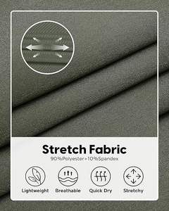 กางเกงวิ่งผ้าฝ้ายใส่สบายสำหรับผู้ชาย ดีไซน์ยืดหยุ่นระดับกลางเอว เหมาะสำหรับออกกำลังกายหรือใส่ในฤดูร้อน ลายเรียบ - Product Image 3