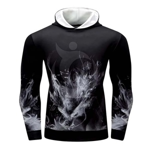 Vente chaude de haute qualité hommes sweats à capuche nouvelle collection hiver tissu en gros avec impression par sublimation - Product Image 1