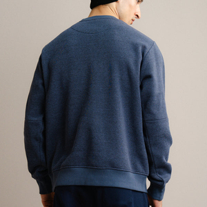 เสื้อฮู้ดผู้ชายแบบสวมหัวผ้าฟลีซผ้าฝ้ายพิมพ์ลายสกรีนโลโก้ - Product Image 6