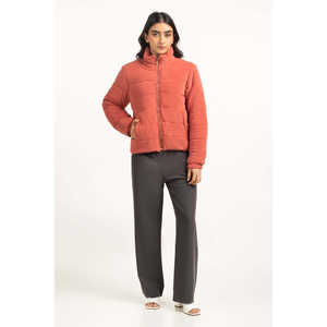 Blousons matelassés pour femmes avec logo personnalisé, durables, col montant, décoration perles, courts, fins, en spandex, tailles 3XL 5XL pour l'automne et l'hiver - Product Image 5