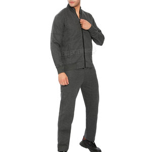 Último diseño de chándal de invierno para hombre conjunto casual de manga larga de color personalizado chándal liso para la venta - Product Image 4