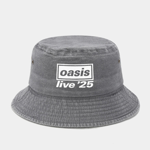 2025 Popular Retro Anti-Ultravioleta Sombrero de cubo Oasis Impreso Washed Denim Sombrilla Venta al por mayor Moda Lavabo Sombrero - Product Image 4