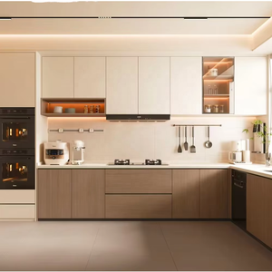Gabinetes <span class=keywords><strong>de</strong></span> Cocina <span class=keywords><strong>de</strong></span> MDF PET <span class=keywords><strong>de</strong></span> Alto Brillo, Gabinetes <span class=keywords><strong>de</strong></span> Cocina <span class=keywords><strong>de</strong></span> Tablero <span class=keywords><strong>de</strong></span> Aglomerado <span class=keywords><strong>de</strong></span> Melamina, Económicos - Product Image 1