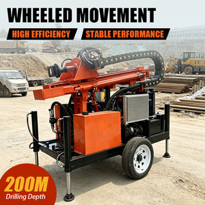 High-Efficiency Water Well Drilling Rig 300m Deep Drilling Machine Air Compressor Hammer Drilling Rig - Product Image 5