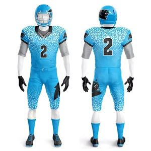 Conjuntos de Fútbol Americano de Moda para Hombre, Bordados, Ropa Deportiva Estadounidense, Sublimación Digital Personalizada, Transpirable, Protección UV, Nuevo - Product Image 3