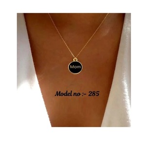 สร้อยคอจี้สแตนเลสสุดหรูดีไซน์เครื่องประดับที่หรูหราสำหรับคุณแม่พร้อมจำหน่ายในราคาโรงงานจากผู้ผลิตอินเดีย - Product Image 1