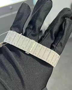 นาฬิกาควอตซ์เพชรมอยส์ซาไนต์สำหรับผู้ชายตัวเรือนสแตนเลสหรูหรา5มม. แฟชั่นทันสมัย - Product Image 3