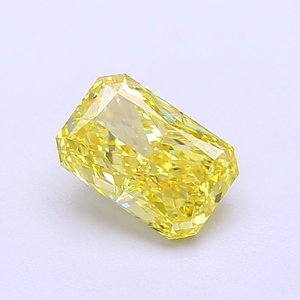 Diamante Radiante de 1.07ct VS1, Color Amarillo Intenso, Cultivado en Laboratorio - Product Image 1