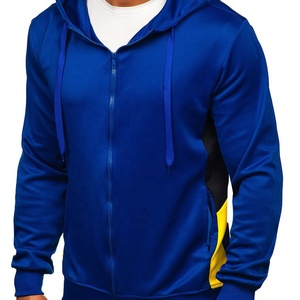 Sudadera lisa con capucha para hombre, chaqueta con cremallera completa, ropa de calle, novedad - Product Image 4