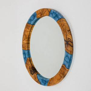 Marco de Madera y Resina para Espejo de Pared con Etiquetado Privado para Decoración del Hogar, con Diseño Único y Trabajo Artístico de Alta Calidad - Product Image 4