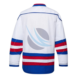 Jerseys de hockey sobre hielo de estilo de entrenamiento con material ligero ilustraciones sublimadas y tamaño para equipos de jóvenes y adultos - Product Image 2