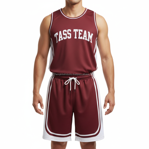 Conjunto de Uniforme de Baloncesto para Hombre al por Mayor, Camiseta y Pantalones Cortos de Baloncesto Baratos para Jóvenes, Uniformes Personalizados de Baloncesto para Mujer - Product Image 1