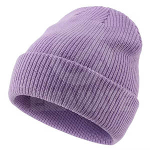 Gorro de Invierno de Acrílico Suave, Cálido, Transpirable e Impermeable para Clima Frío, Color Personalizado, Gorro de Hombre Estilo Urbano Acogedor con Puños Doblados - Product Image 2