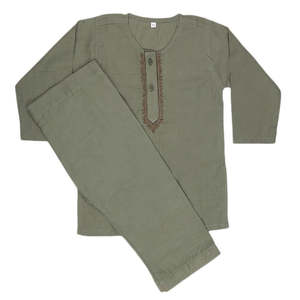 Ensemble Shalwar Qameez pour nouveau-nés garçons - Vert - Product Image 1
