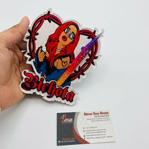 ขนตาปลอมอะคริลิกแบบปรับแต่งได้อุปกรณ์ขนตาปลอมแบบคงทนแหนบทรงหัวใจรูปผีเสื้อออกแบบได้ตามต้องการ - Product Image 1