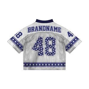 เสื้อบ็อกซี่เสื้อฟุตบอลชุดฟุตบอลแบบสั่งทำเสื้อฟุตบอลแบบซับลิเมชันสำหรับผู้ชายเสื้อทีมฟุตบอลแบบใส่ได้ทั้งชายและหญิง - Product Image 4