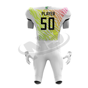 Uniforme de fútbol americano de práctica personalizado precio al por mayor entrenamiento de equipo poliéster hecho de secado rápido cómodo ropa deportiva para adultos - Product Image 6