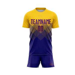 เสื้อกีฬาพิมพ์ซับลิเมชันใหม่เสื้อฟุตบอลย้อนยุควินเทจเสื้อฟุตบอลย้อนยุคคอวีออกแบบได้ตามต้องการ - Product Image 2