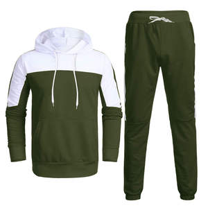 Vêtements de sport pour hommes Sublimation personnalisée en polyester Survêtements Streetwear Combinaison d'entraînement de jogging Active Wear's Tracksuit OEM - Product Image 5
