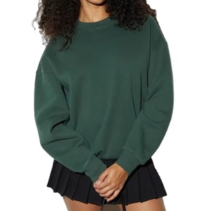Pull-over oversize pour femme le plus vendu avec col rond et manches longues pour l'hiver, logo personnalisé, respirant 2026 - Product Image 3