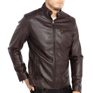 Chaquetas de Cuero para Hombre de Piel de Búfalo Genuina, Diseño Moderno, Totalmente Personalizadas, Hechas en Sialkot, Pakistán, Chaqueta de Cuero Negra - Product Image 1