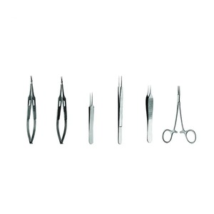 Ensemble de micro chirurgie oculaire en acier inoxydable de haute qualité de 11 pièces, ensemble de micro-instruments PAR instruments Zuol - Product Image 4