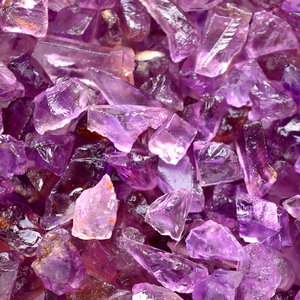 Dhorgems Améthyste Violette Naturelle, Perles Brutes Non Taillées, Formes Ovale et Poire, Iridescence, Rajasthan, Pierre de Naissance de Février, Propriétés Curatives - Product Image 1