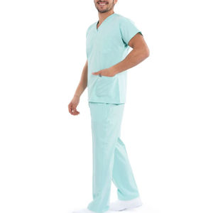 Personalizado transpirable de alta calidad hombres Hospital Scrub Sets secado rápido suave mejor diseño uniforme médico OEM servicio personalizado Color - Product Image 6