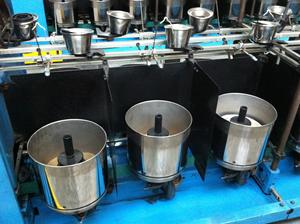 Lot de 20 machines textiles automatiques pneumatiques à torsion deux-en-un RPR GC72D 84 broches Diam. Fil de polyester texturé viscose 265 - Product Image 5