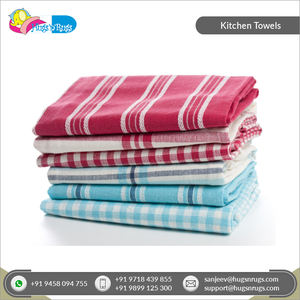 Emballage personnalisé disponible pour des serviettes de cuisine en lin 100% coton de qualité supérieure/serviettes de cuisine imprimées - Product Image 3