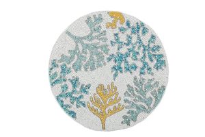 Napperon élégant en perles de verre pour l'hiver spécial repas et fêtes de mariage tapis et tampons - Product Image 5