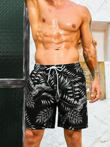 Short de bain personnalisé avec doublure Short de bain imprimé à séchage rapide Maillots de bain pour hommes Vêtements de plage Trunks Shorts de plage pour hommes - Product Image 4