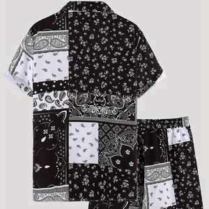 เครื่องแต่งกายฤดูร้อนของผู้ชายเสื้อยืดแขนสั้นระบายอากาศได้ดีมีสไตล์สั่งตัด100% โพลีเอสเตอร์กำหนดสีเองสไตล์สตรีท - Product Image 2