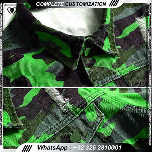 เสื้อแจ็กเก็ตยีนส์สำหรับผู้ชายเสื้อแจ็กเก็ตยีนส์สำหรับขับขี่ดีไซน์ตามสั่ง - Product Image 3