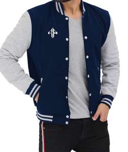 2025 nouvelle tendance Logo personnalisé veste d'hiver 100% Polyester respirant col côtelé veste universitaire par ATLANTIC - Product Image 3