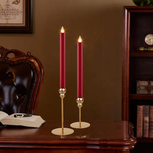 Nuevo soporte de vela de metal de color oro rosa con color y tamaño personalizados para la decoración del hogar y de Navidad - Product Image 2