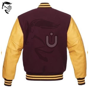 Chaquetas universitarias de moda | Chaquetas de béisbol personalizadas de calidad superior cuello levantado a prueba de viento transpirable para uso de invierno unisex - Product Image 4