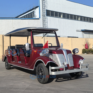 Chất Lượng Cao Màu Đỏ Cổ Điển Điện Tham Quan Xe Cổ Điển Phong Cách Phong Cảnh Điện Tham Quan Xe Buýt Và Xe Du Lịch - Product Image 6