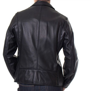 Chaqueta de Cuero de Cordero para Hombre Hecha a Medida - Diseño Tradicional, Chaqueta de Cuero de Primera Calidad, Apta para Todas las Estaciones - Product Image 6