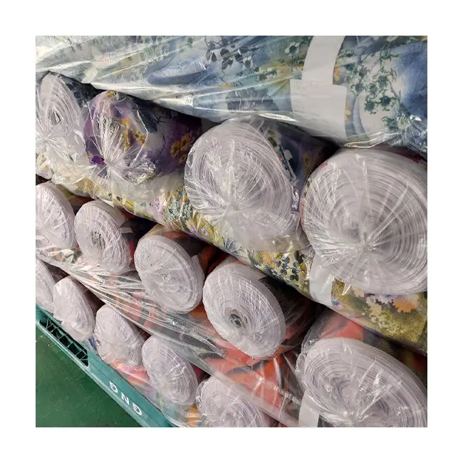 Jenny stock lot. Korea Semi stock ITY Print fabric textile many design 95% polyester 5% spandex best quality for various clothes