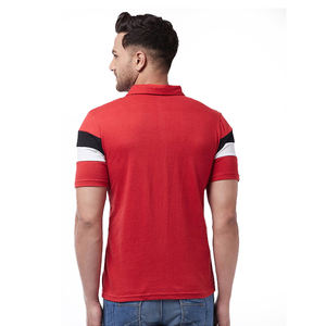 เสื้อยืดลายพื้นสำหรับผู้ชายผ้าถักโลโก้ตามสั่งดีไซน์ที่เป็นเอกลักษณ์จากผู้ผลิตมืออาชีพ - Product Image 4