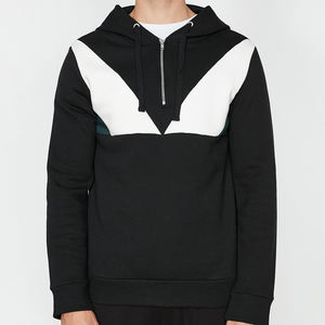 Oversize Men's Long Sleeve Pullover Hoodies Wholesale <b>Thermal</b> Cotton <b>Fleece</b> Sweatshirts Winter Print Cotton Blended Pullover - Product Image 1