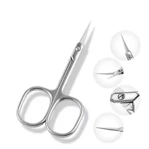 3cr13高品质角质层剪刀不锈钢指甲和婴儿剪刀小装饰剪刀美容工具定制标志