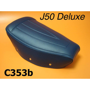 Funda individual azul para asiento de Lambretta J50 Deluxe - Product Image 2