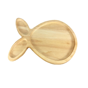 Plateau en bois pour vaisselle alimentaire avec finition peinte de qualité standard Plateau de service en bois Design décoratif - Product Image 2