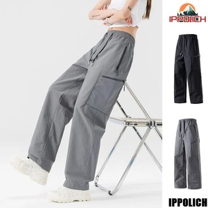 กางเกงปีนเขาผู้หญิงกางเกงเอวยางยืดกันน้ำมีกระเป๋ามีซิปกางเกงกีฬาผู้ชายกันลมกางเกงคาร์โก้กลางแจ้งกางเกงตกปลา - Product Image 6